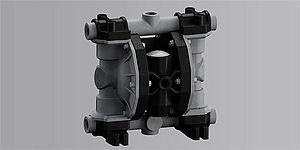 Pneumatic diaphragm pump & dampers