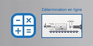 Détermination en ligne